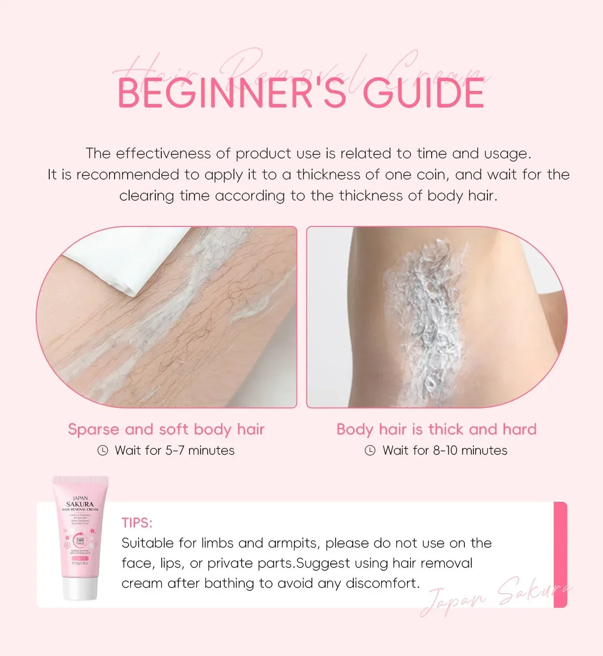 LAIKOU Hair Removal Cream Intimate Areas Epilator Cream Painless Health Hair Remover Growth Inhibitor Men Woman Body Care 50g